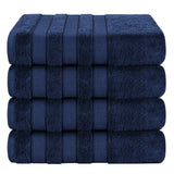 Salem 4 Piece 100% Cotton Luxury Turkish Bath Towel Sets