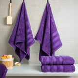 Salem 4 Piece 100% Cotton Luxury Turkish Bath Towel Sets - Wholesale bath towels