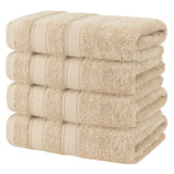 Salem 4 Piece 100% Cotton Luxury Turkish Hand Towel Sets - Wholesale hand towels