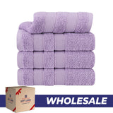 Salem 4 Piece 100% Cotton Luxury Turkish Hand Towel Sets - Wholesale hand towels