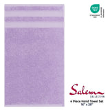 Salem 4 Piece 100% Cotton Luxury Turkish Hand Towel Sets - Wholesale hand towels