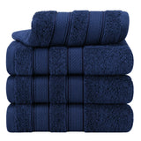 Salem 4 Piece 100% Cotton Luxury Turkish Hand Towel Sets - Wholesale hand towels