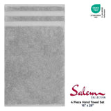 Salem 4 Piece 100% Cotton Luxury Turkish Hand Towel Sets - Wholesale hand towels
