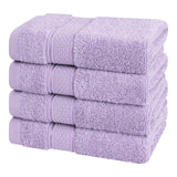 American Soft Linen 100% Cotton, Salem 4 Piece Washcloth Set for Bathroom and Kitchen
