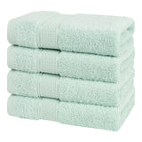 American Soft Linen 100% Cotton, Salem 4 Piece Washcloth Set for Bathroom and Kitchen