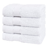 American Soft Linen 100% Cotton, Salem 4 Piece Washcloth Set for Bathroom and Kitchen