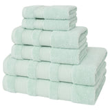 Salem 6 Piece 100% Cotton Luxury Bath Towel Set