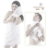 American Soft Linen Sense Collection 100% Micro Cotton Premium 6 Piece Towel Set, 600 GSM Ultra Soft and Plush Towels for Bathroom