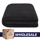 American Soft Linen 40x80 Inch Oversized Bath Sheets, Premium, Soft & Luxury 100% Ringspun Cotton Extra Large Bath Sheet - 12 Piece Case Pack