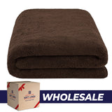 American Soft Linen 40x80 Inch Oversized Bath Sheets, Premium, Soft & Luxury 100% Ringspun Cotton Extra Large Bath Sheet - 12 Piece Case Pack