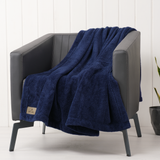 American Soft Linen Bedding Fleece Blanket, Plush Fuzzy Cozy Soft Blanket for Bed, Sofa, Couch