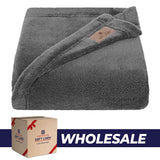 American Soft Linen Bedding Fleece Blanket Wholesale