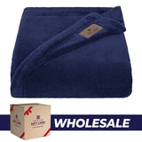 American Soft Linen Bedding Fleece Blanket Wholesale