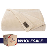 American Soft Linen Bedding Fleece Blanket Wholesale