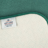 American Soft Linen Fluffy Foamed Bath Rug, 21x32 inches Bath Rugs for Bathroom, 100% Polyester Upper Fluffy Surface and Grip Enhanced Base