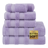 Salem 6 Piece 100% Cotton Luxury Bath Towel Set - 10 Set Case Pack