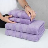 Salem 6 Piece 100% Cotton Luxury Bath Towel Set - 10 Set Case Pack