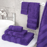 Salem 6 Piece 100% Cotton Luxury Bath Towel Set - 10 Set Case Pack