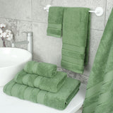 Salem 6 Piece 100% Cotton Luxury Bath Towel Set - 10 Set Case Pack