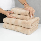Salem 6 Piece 100% Cotton Luxury Bath Towel Set - 10 Set Case Pack