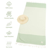 American Soft Linen 100% Cotton Turkish Peshtemal Beach Pool Towels - 44 Set Case Pack