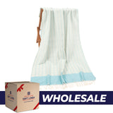 American Soft Linen 100% Cotton Turkish Peshtemal Beach Pool Towels - 44 Set Case Pack