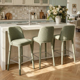 Anderson 26.5" Modern Upholstered Counter Stool (Set of 3)