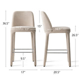 Anderson 26.5" Modern Upholstered Counter Stool (Set of 3)