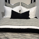 Astor Houndstooth Duvet Cover Set