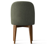 Athena Linen Upholstered Solid Wood Dining Chairs (Set of 6)