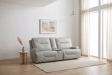 Atlas Fog Zero Gravity Power Reclining Sofa w/ Fridge