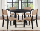 Aubrey 5-Piece 54" Round Dining Table Set