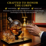 Marine Decanter Set With 4 Whiskey Glasses 1000ml