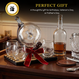 Marine Decanter Set With 4 Whiskey Glasses 1000ml