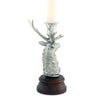 Pewter Elk 1 Taper Candlestick