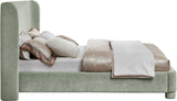 Penny King Bed - Elegant Upholstered Design with Curved Headboard for Luxurious Bedroom Makeover