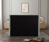 Penny Polyester Fabric Queen Bed - Elegant Curved Headboard for a Luxurious Bedroom Upgrade