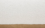 Vaughn Cream Boucle Bed – Cozy, Contemporary Design with Natural Wood Base for Ultimate Comfort