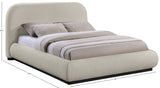 Vaughn Cozy Chenille Bed with Sturdy Wood Frame for a Stylish and Inviting Bedroom Retreat