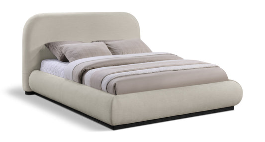 Vaughn Cozy Chenille Bed with Sturdy Wood Frame for a Stylish and Inviting Bedroom Retreat