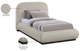 Vaughn Cozy Chenille Bed with Sturdy Wood Frame for a Stylish and Inviting Bedroom Retreat