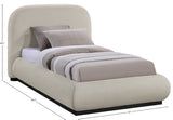 Vaughn Cozy Chenille Bed with Sturdy Wood Frame for a Stylish and Inviting Bedroom Retreat