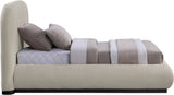 Vaughn Cozy Chenille Bed with Sturdy Wood Frame for a Stylish and Inviting Bedroom Retreat