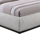 Vaughn Cozy Chenille Bed with Sturdy Wood Frame for a Stylish and Inviting Bedroom Retreat