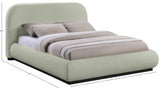 Vaughn Cozy Chenille Bed with Sturdy Wood Frame for a Stylish and Inviting Bedroom Retreat