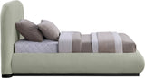 Vaughn Cozy Chenille Bed with Sturdy Wood Frame for a Stylish and Inviting Bedroom Retreat