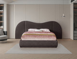 Everest Boucle Fabric Bed: Luxurious Contemporary Design with Removable Panels for Adaptable Comfort
