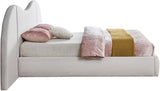 Everest Boucle Fabric Bed: Luxurious Contemporary Design with Removable Panels for Adaptable Comfort