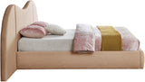 Everest Boucle Fabric Bed: Luxurious Contemporary Design with Removable Panels for Adaptable Comfort