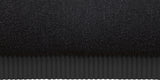 Rigby Art Deco King Bed in Elegant Black Boucle Fabric with Fluted Base - No Box Spring Needed